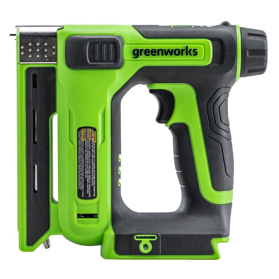 Гвозде-Скобозабиватель степлер аккумуляторный GREENWORKS G24CS10 24V 1х2Ач ЗУ, предпросмотр