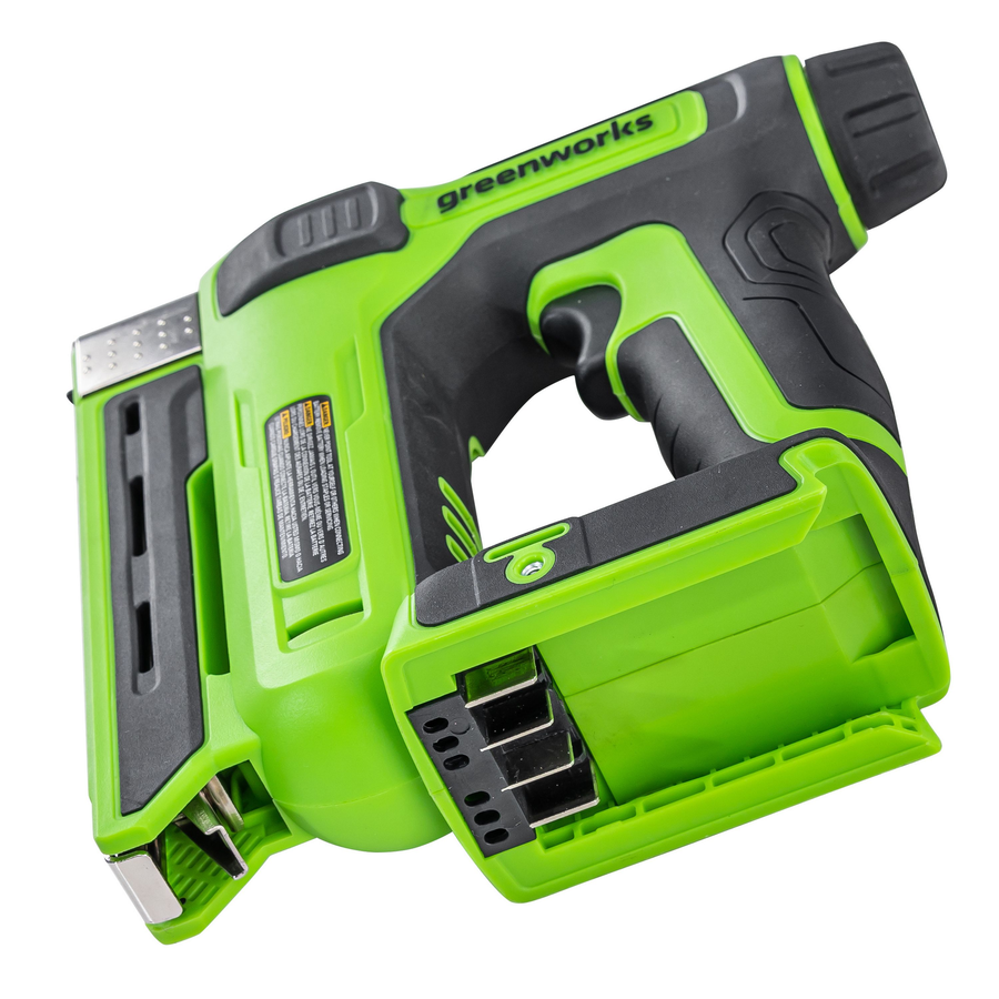 Гвозде-Скобозабиватель степлер аккумуляторный GREENWORKS G24CS10 24V 1х2Ач ЗУ, превью