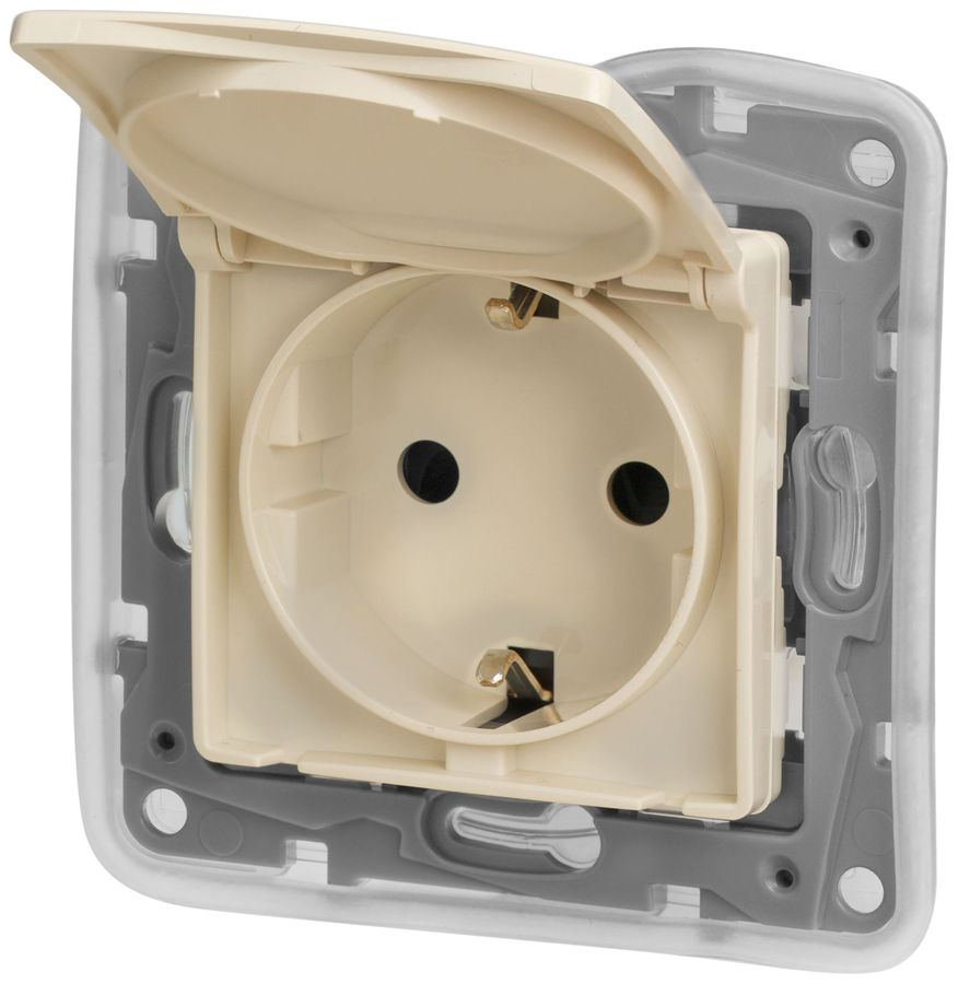 Розетка электрическая Legrand Etika 672332 слоновая кость, предпросмотр