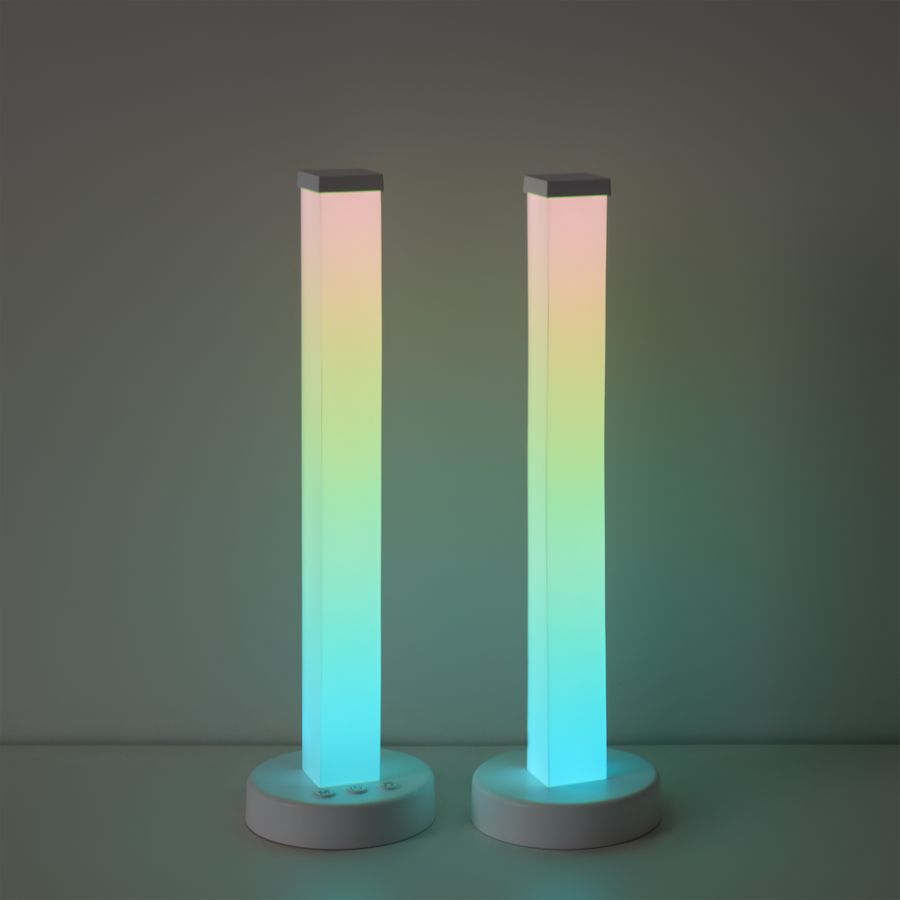 Светильник настольный Voltega Colorata L4W1 белый LEDх5, 35x10,6x10,6 см RGB ПДУ, превью