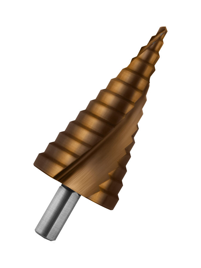 Сверло ступенчатое VERTEXTOOLS кобальт р6м5к5 4х39 мм, превью