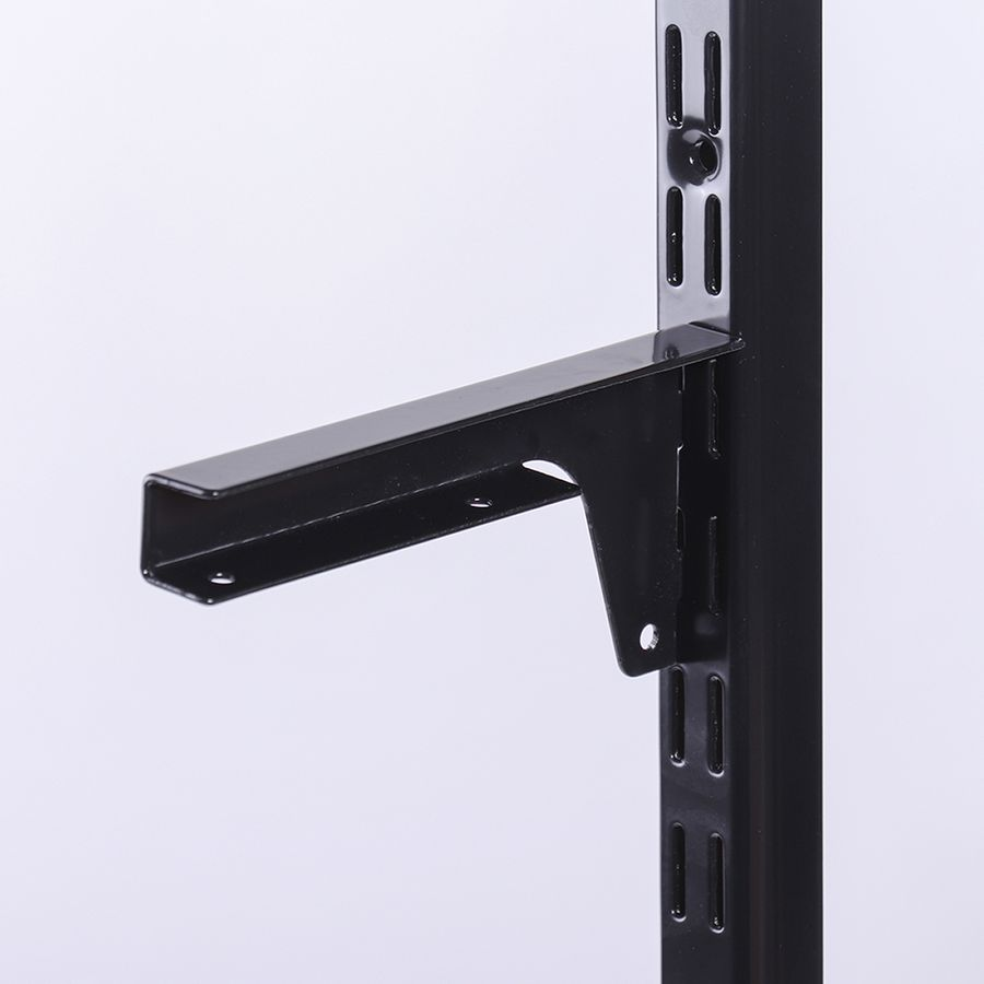 Кронштейны для полки Larvij L9096BL черные 163x18x70 мм 2 шт, превью