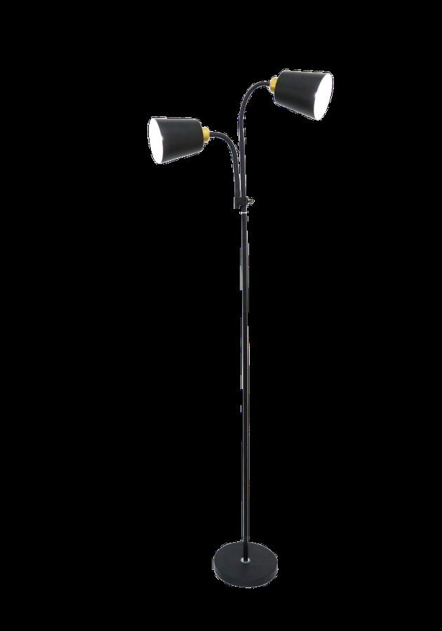 Светильник напольный Ultraflash UF-404  C02 черный цоколь Е27, предпросмотр