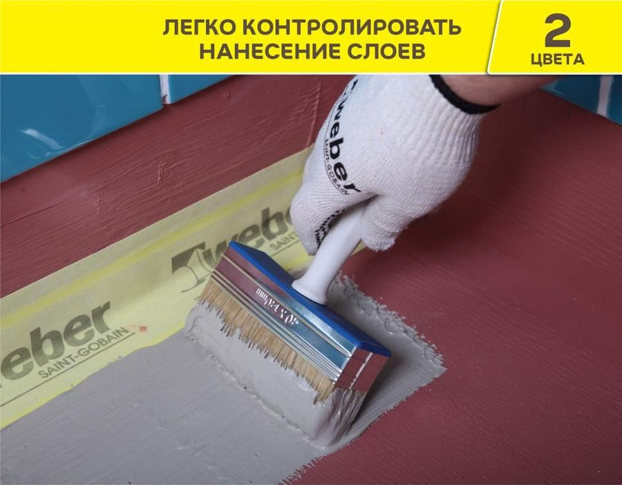 Полимерная гидроизоляционная мастика Vetonit tec 822 серый 8 кг, превью