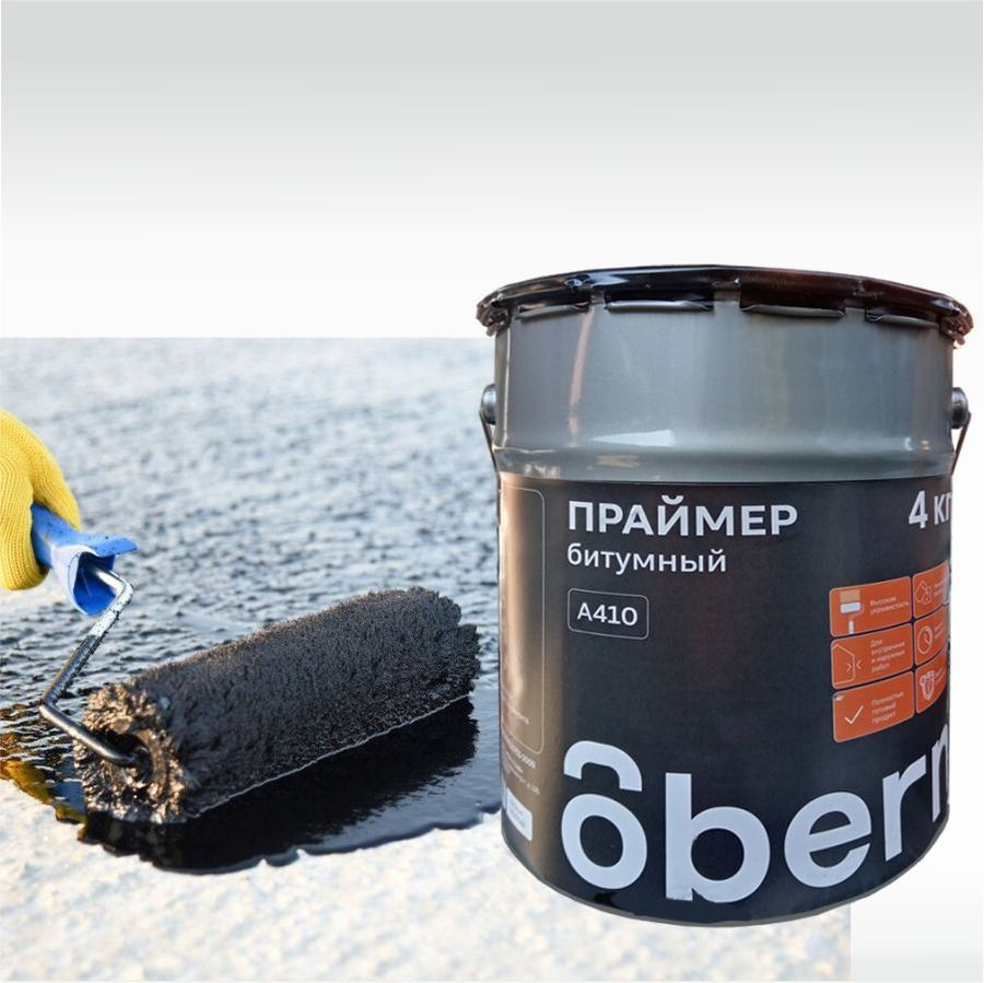Мастика OBERN битумная 5 л черная, превью