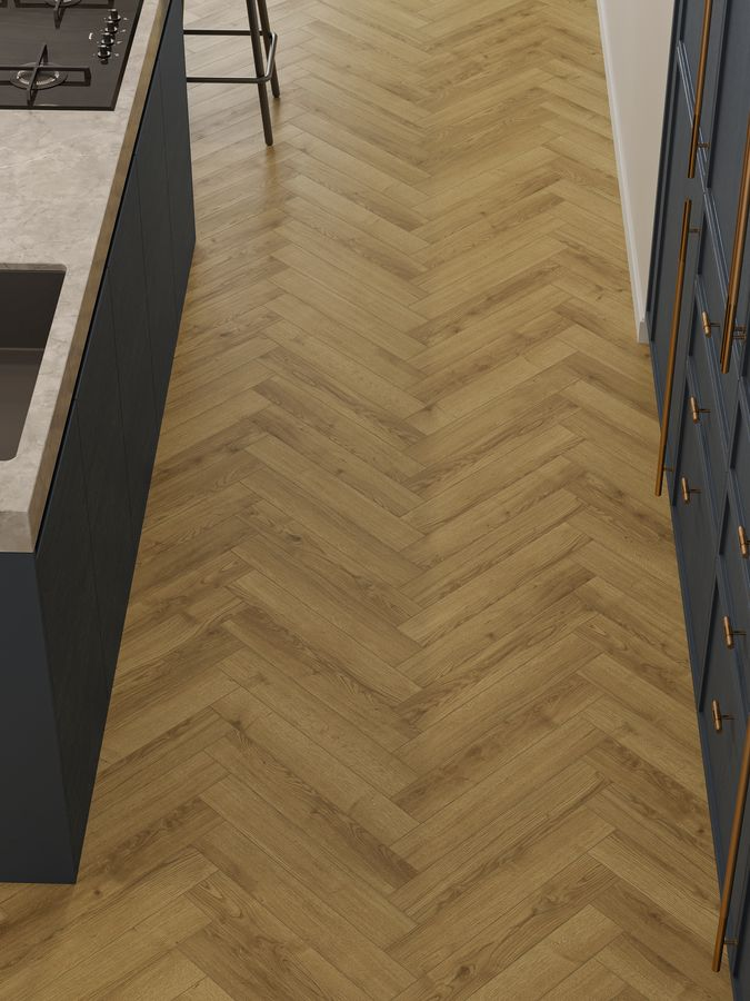 Ламинат NORLAND HERRINGBONE ELEGANT ДУБ ФАНЭН 33 класс 8 мм 1,92 м², предпросмотр