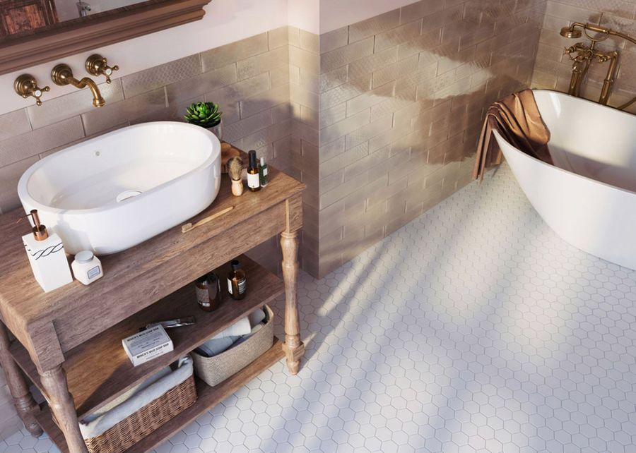 Мозаика Staro Крhex Small белый 26,5X27,8 см 1 шт., превью