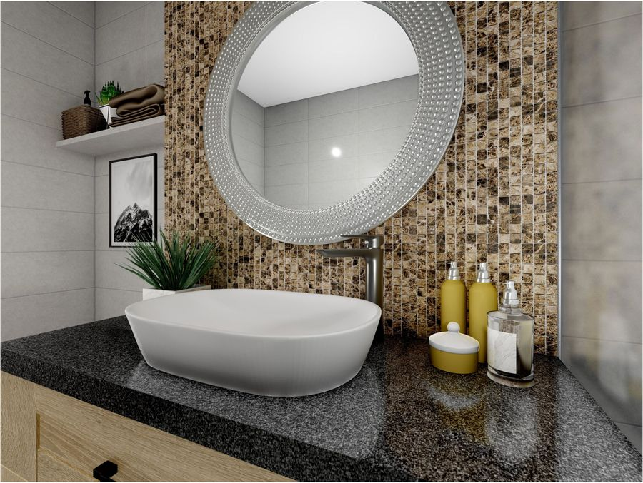 Мозаика Staro Мрwild Stone темно-коричневый 30,5X30,5 см 1 шт., превью