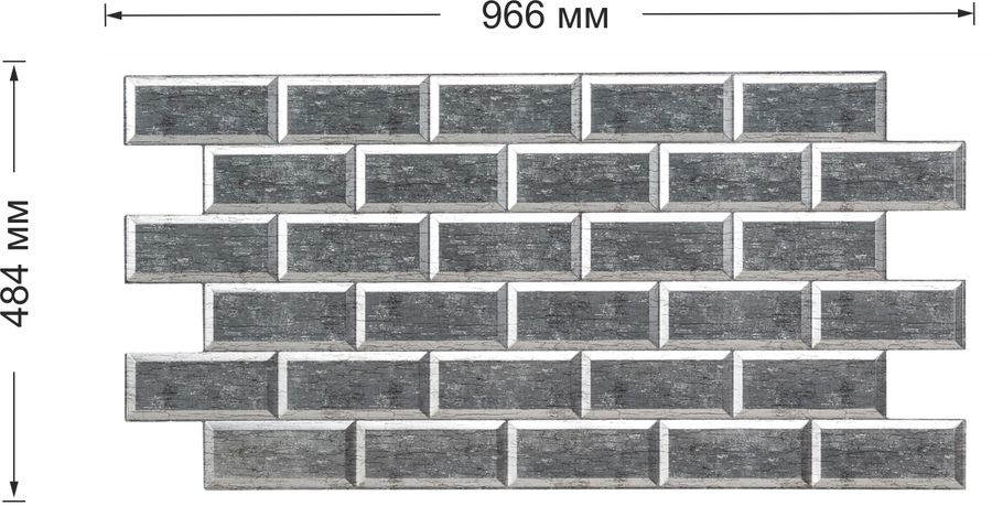 Панель листовая пвх бел.платан 962X484 ММ, превью