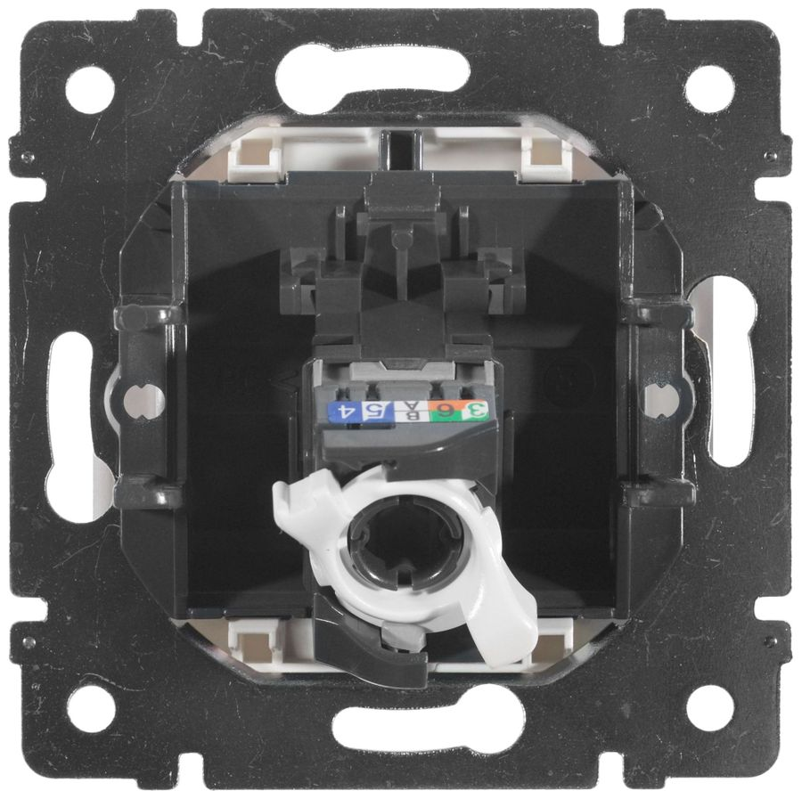 Розетка RJ-45 1 пост Legrand Valena алюминий, предпросмотр