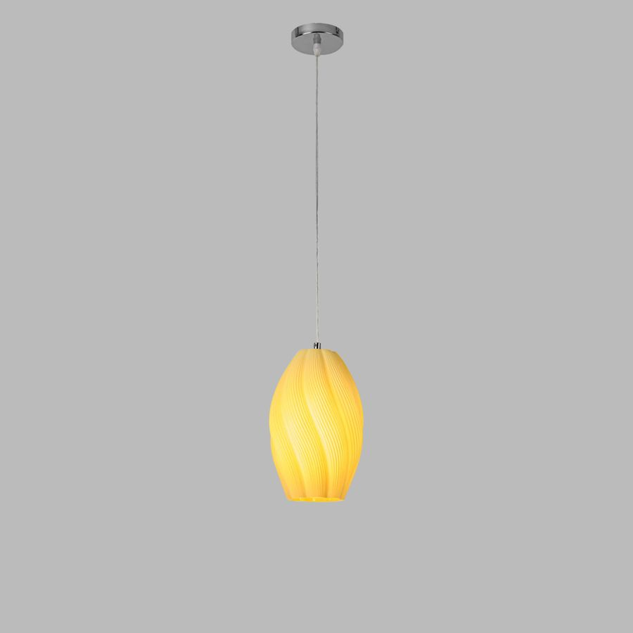 Подвес Moderni E27 1х60W 220V Tide металл/стекло хром/кремовый, превью