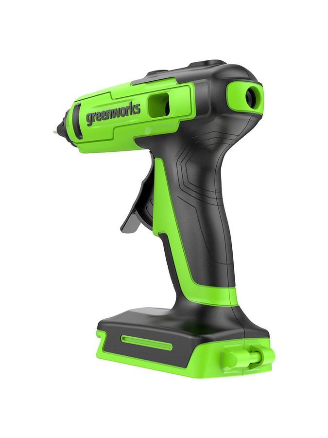 Пистолет клеевой аккумуляторный GREENWORKS G24GLG 1х2Ач ЗУ, превью
