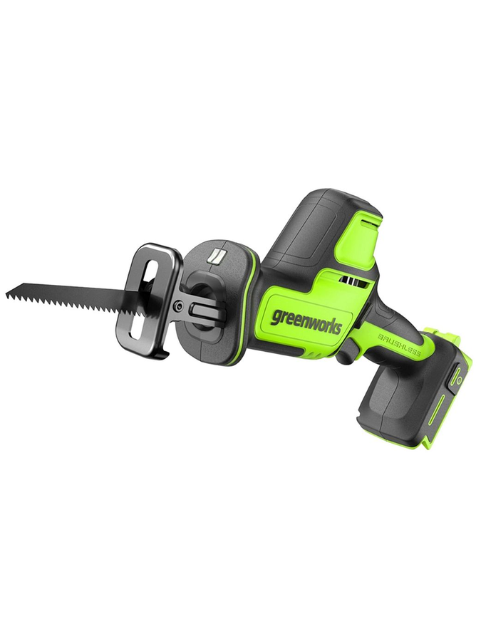 Пила сабельная аккумуляторная GREENWORKS GPT-CRS-25 24V 1х2Ач ЗУ, предпросмотр