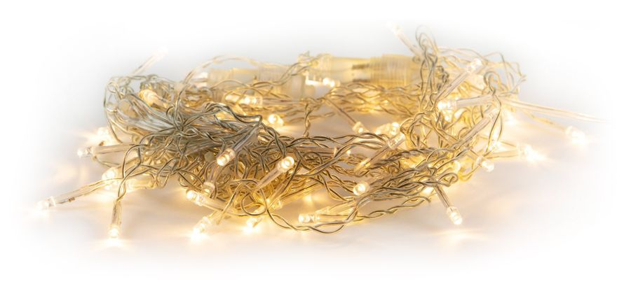 Гирлянда бахрома SH LIGHTS 80 LED теплый белый 200х0,50 см, превью