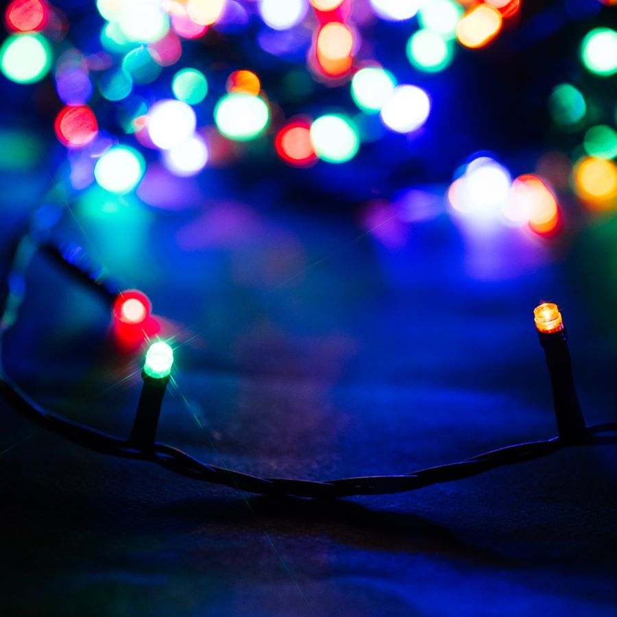 Гирлянда внешняя нить  SH LIGHTS 200 LED многоцветный 20 м, предпросмотр