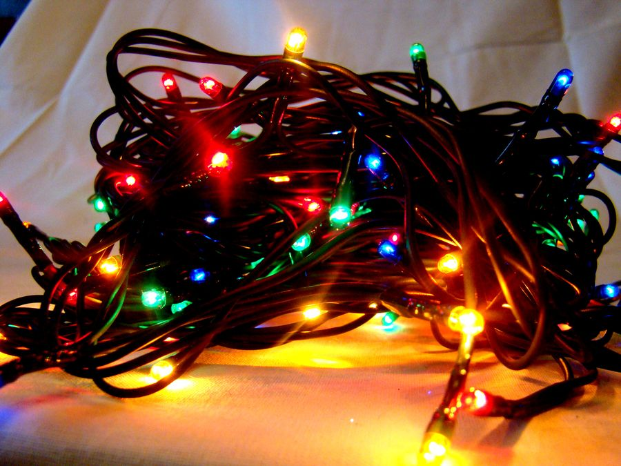 Гирлянда внешняя нить  SH LIGHTS 100 LED многоцветный 10 м, предпросмотр