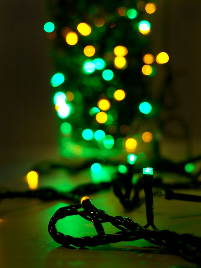Гирлянда внешняя нить  SH LIGHTS 100 LED многоцветный 10 м, превью