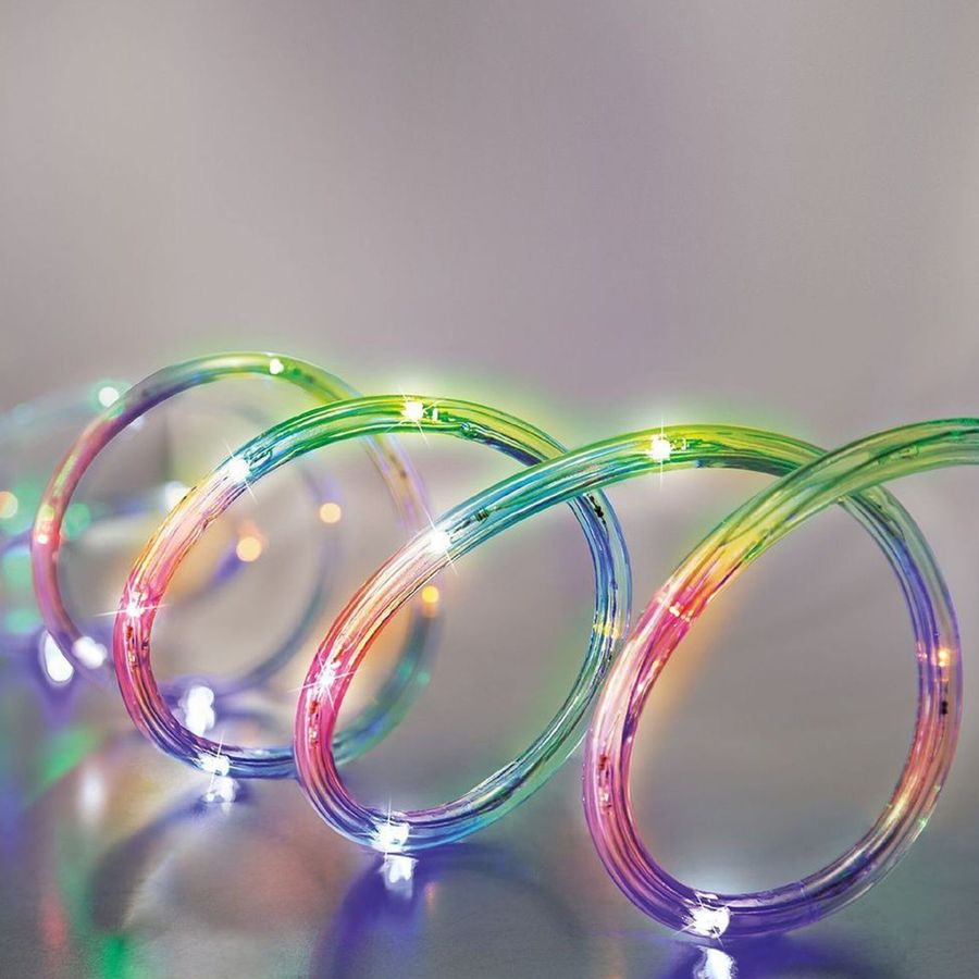 Гирлянда внешняя нить GLOS IE 100 LED многоцветный,белый 5 м, превью