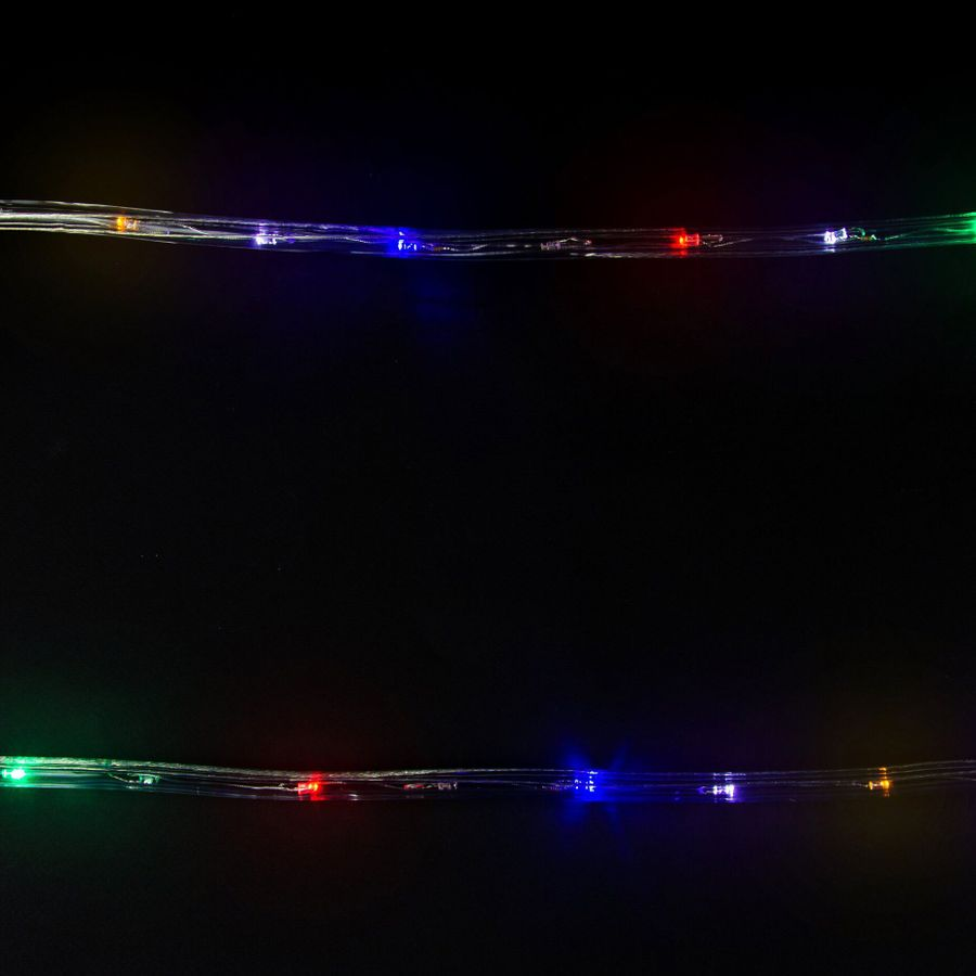Гирлянда внешняя нить GLOS IE 100 LED многоцветный,белый 5 м, превью