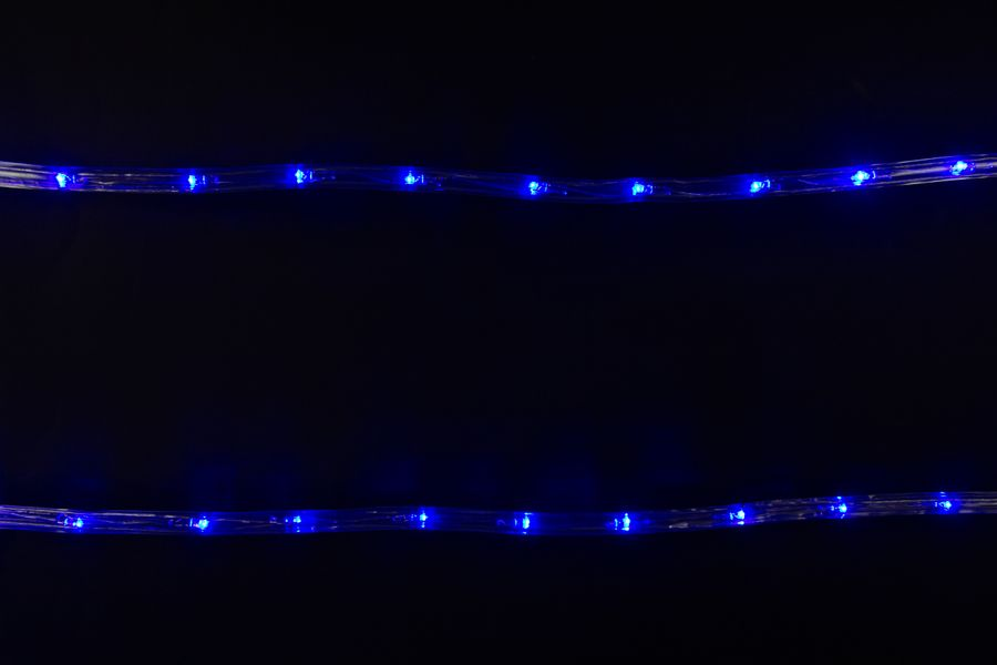 Гирлянда внешняя нить  120 LED синий 6 м, предпросмотр