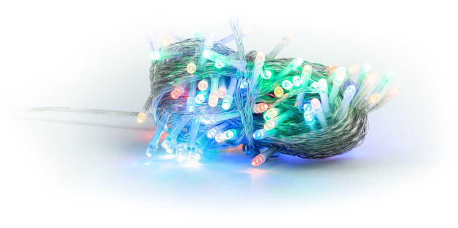 Гирлянда внешняя нить  SH LIGHTS 120 LED многоцветный 12 м, превью