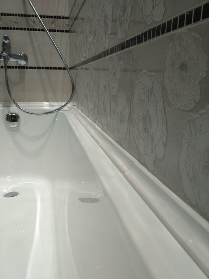 Керамический уголок левый белый 20X5,5 см 1 шт, превью