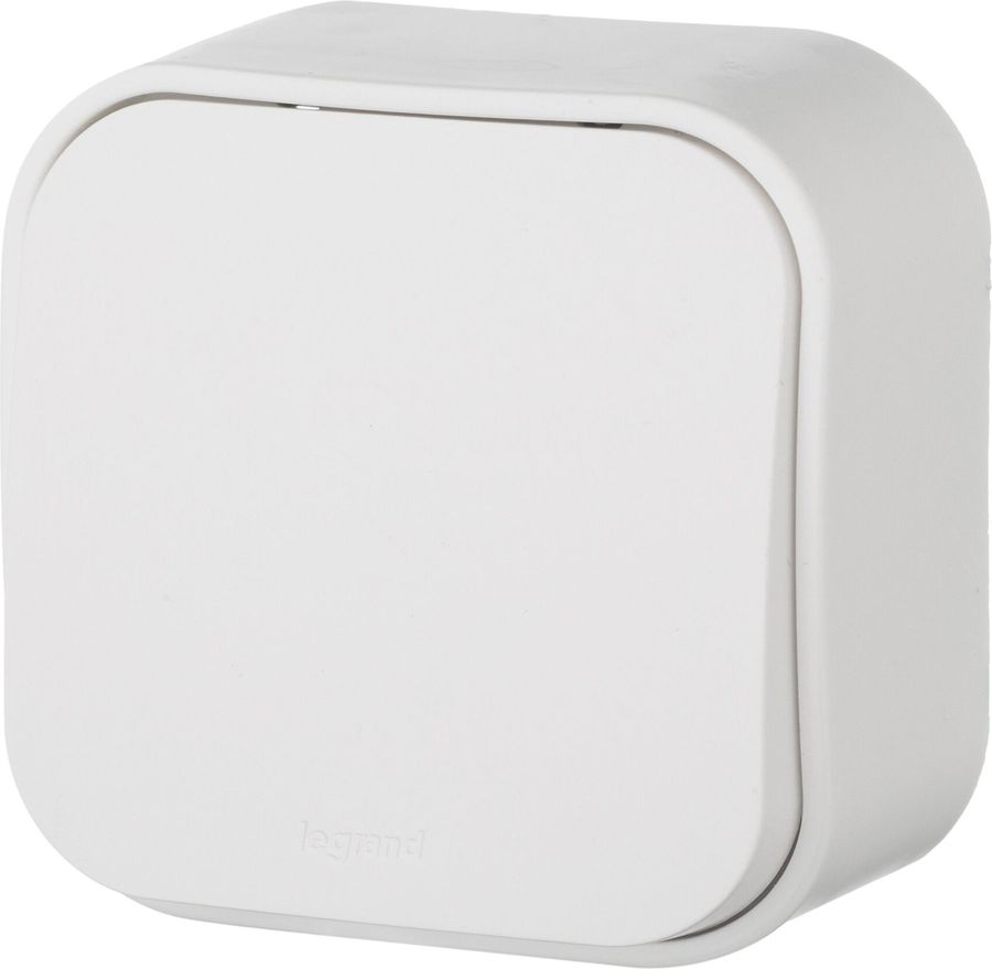 Переключатель 1-клавишный Legrand Quteo 782204 белый, превью