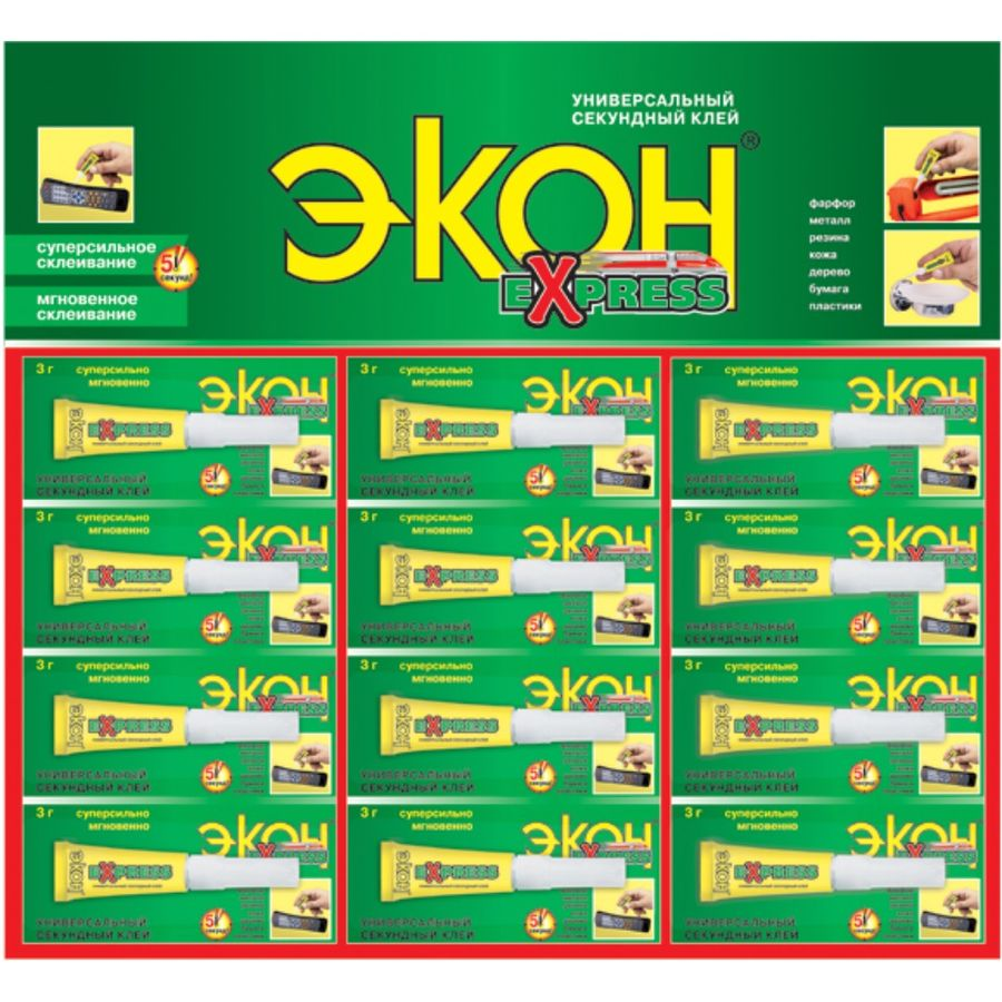 Супер клей ЭКОН Express 3 г, превью