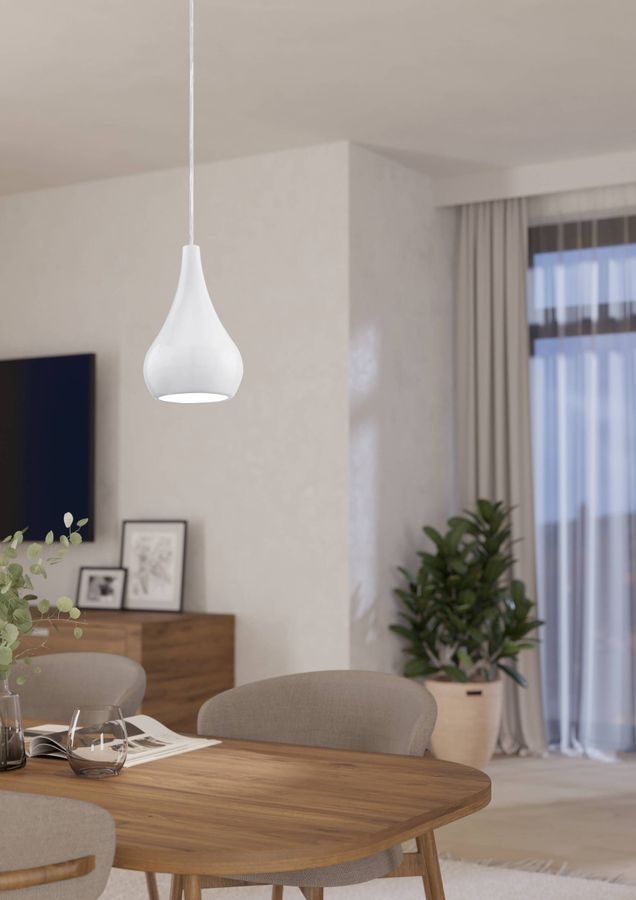 Подвес NIBBIA 92941, 1X40W (E14), белый, предпросмотр