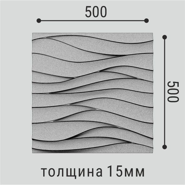 Стеновая панель Polymer Bello Deco СП 13 500*500, превью