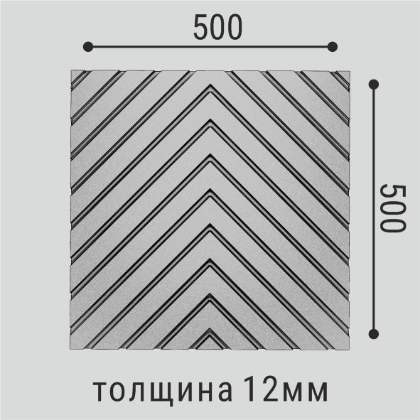 Стеновая панель Polymer Bello Deco СП 14 500*500, предпросмотр