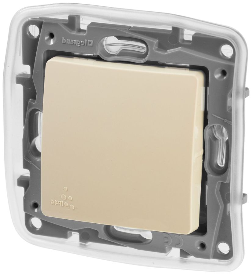 Переключатель 1-клавишный Legrand Etika 672300 слоновая кость, превью