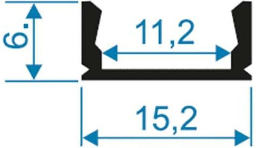 Профиль для светодиодной ленты Apeyron Electrics 08-05 1 м серебристый, предпросмотр