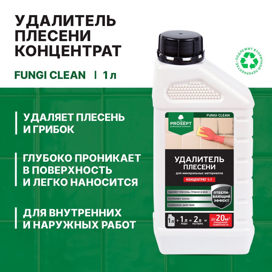 Удалитель плесени PROSEPT fungi clean 1л, превью