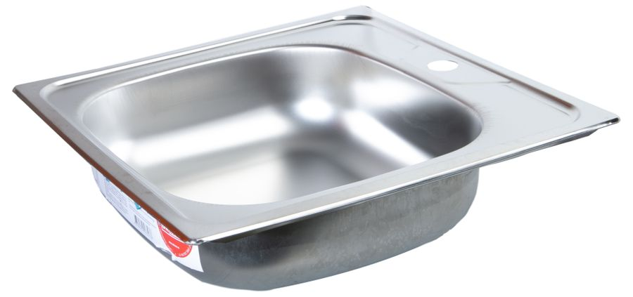 Мойка врезная ЮКИНОКС clm480.480 4c-0c сталь 48х48х15,5 см, превью