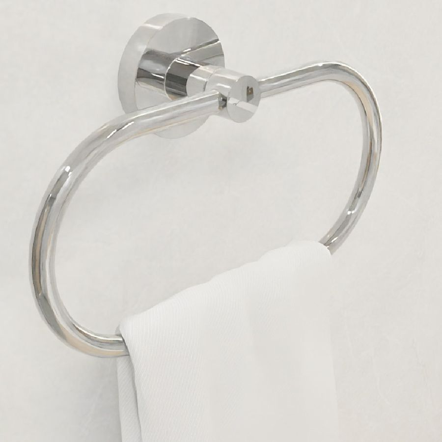 Полотенцедержатель кольцо хром comfort chrome 21х13х5, превью