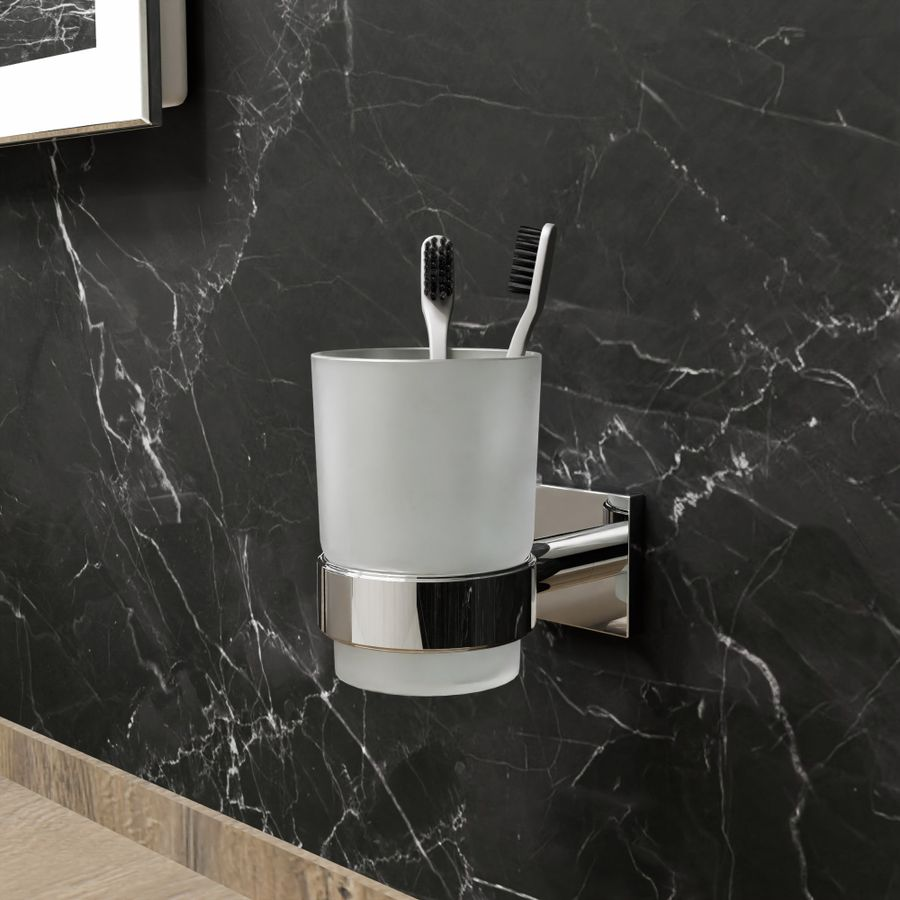 Подстаканник одинарный Lux Chrome хром, предпросмотр