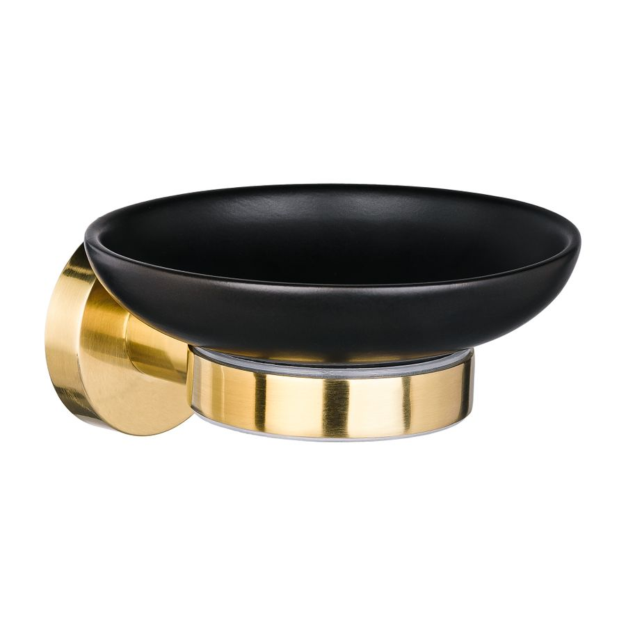 Мыльница настенная Moroshka Oro Nero черный 1 шт, предпросмотр