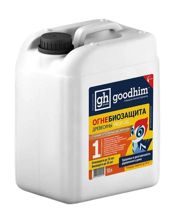 Огнебиозащита 1 группы GOODHIM PROF 1G 10 л 11,5 кг, превью