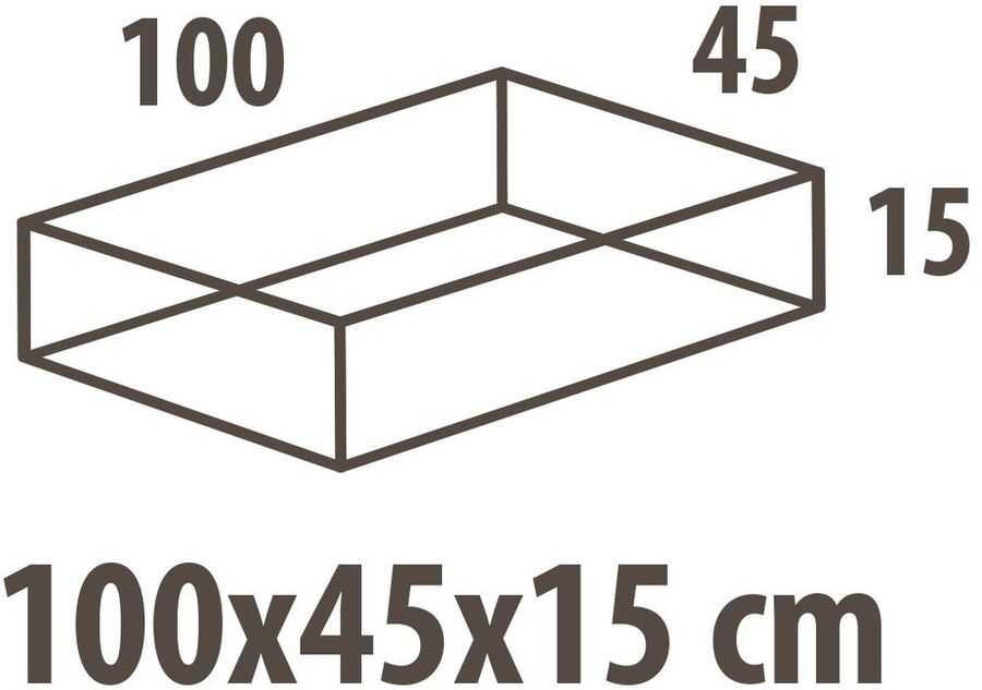 Кофр для хранения Hausmann синий 100х45х15 см, предпросмотр