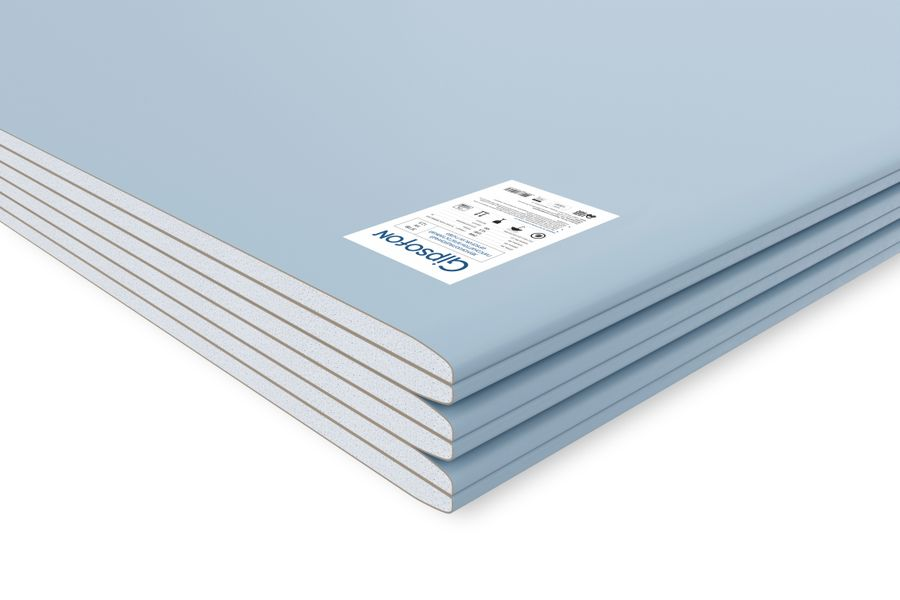 ГКЛ ГВЛ влагостойкий SoundGuard 2500x1200x12,50 мм, предпросмотр