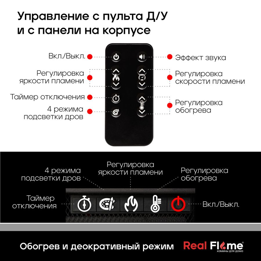 Каминокомплект KELLIE 36 WT-F715 + JOKER-SR 36 (AJ14), превью