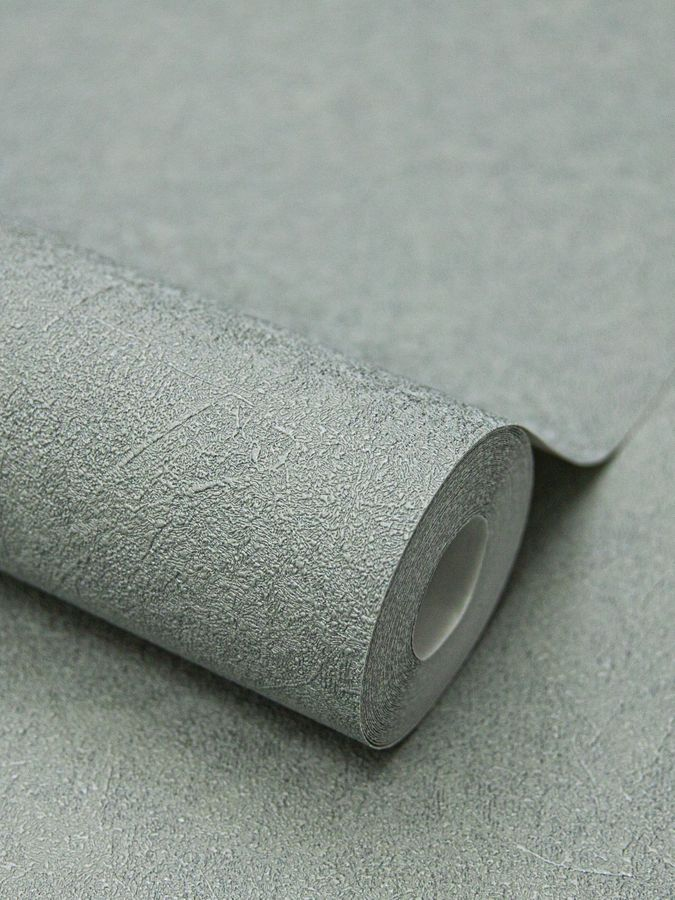 Виниловые обои WALLSECRET Pompon 8993-08 серые 1,06х10,05 м, предпросмотр