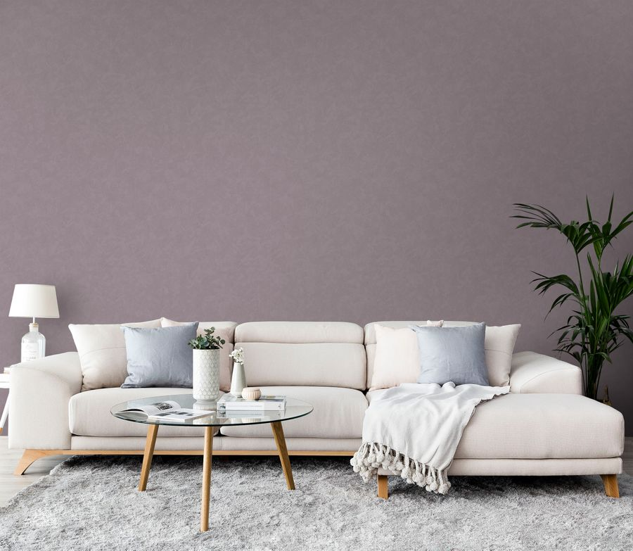 Виниловые обои WALLSECRET Pompon 8993-06 фиолетовые 1,06х10,05 м, предпросмотр