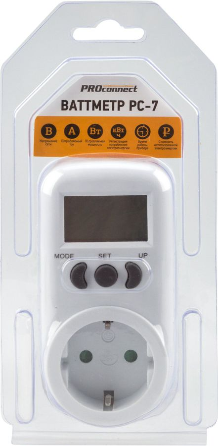Ваттметр PROconnect PC-7 16 А, предпросмотр