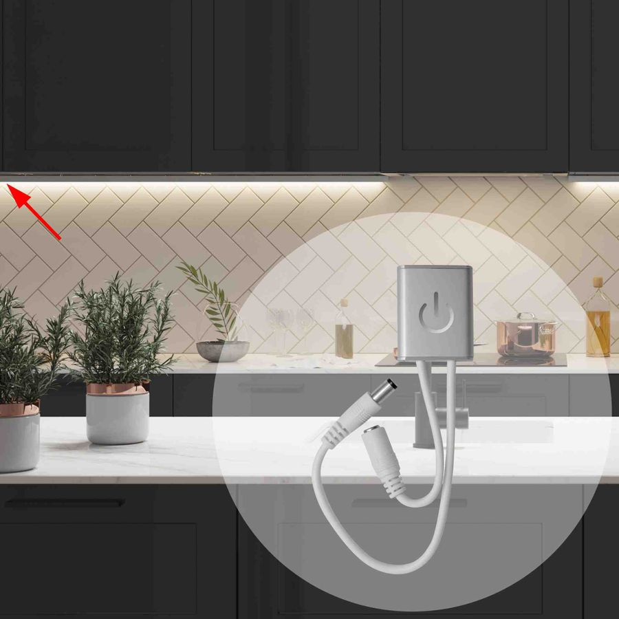 Выключатель для светодиодной ленты Apeyron Electrics 04-05 36-72 Вт 12-24 В 3 А, предпросмотр