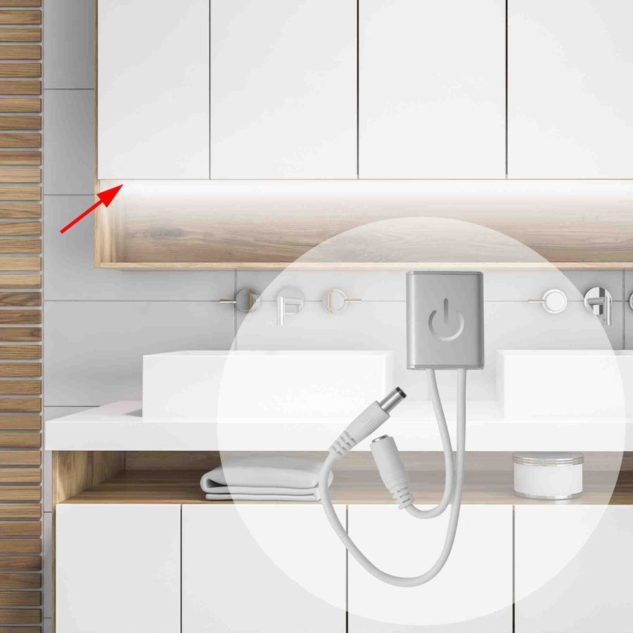 Выключатель для светодиодной ленты Apeyron Electrics 04-05 36-72 Вт 12-24 В 3 А, предпросмотр