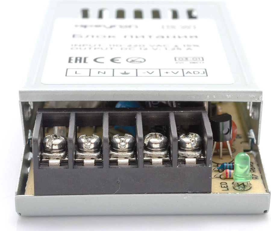 Блок питания для светодиодной ленты Apeyron Electrics 03-01 15 Вт 12 В 1,25 А, превью