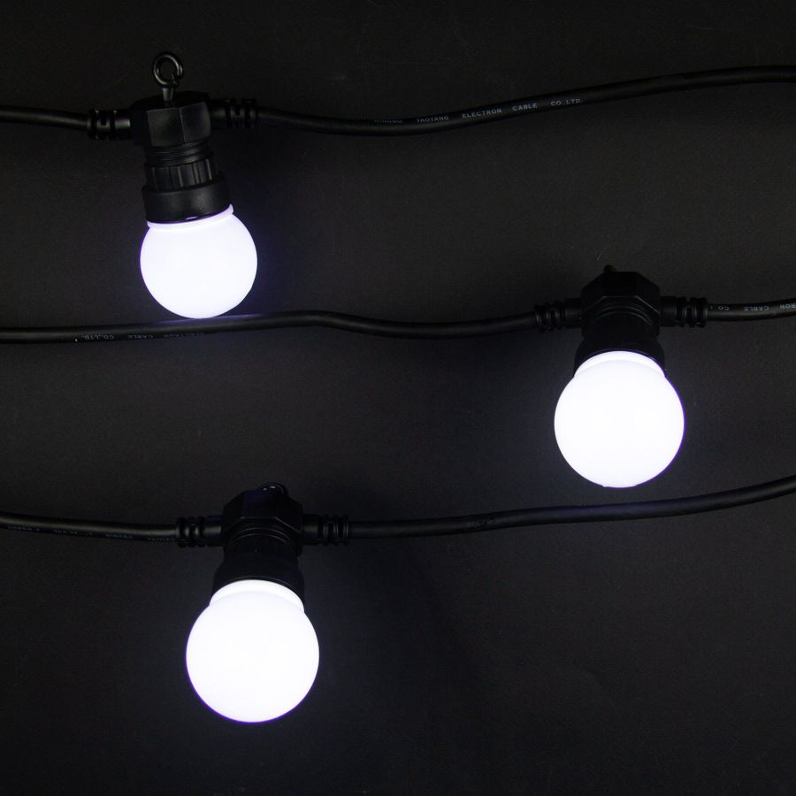 Гирлянда внешняя Лампы SYSTEM PROF 50 LED белый 5 м, предпросмотр