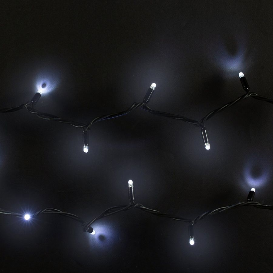 Гирлянда внешняя нить SYSTEM PROF 100 LED белый 10 м, превью
